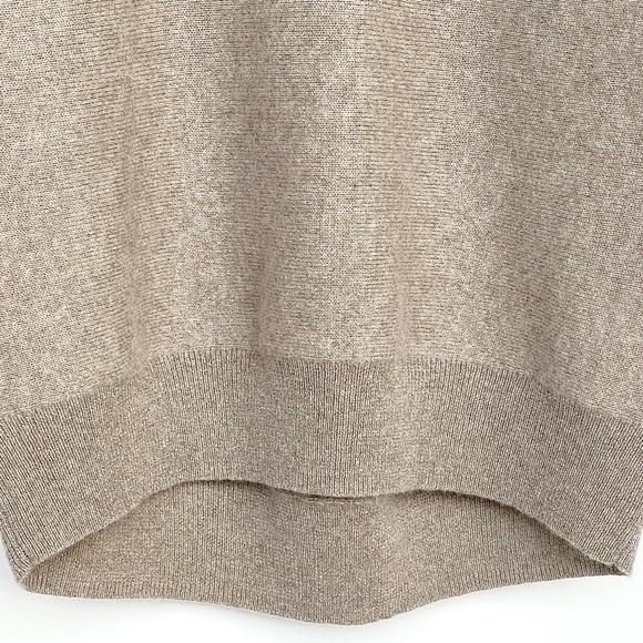 TAHARI Cashmere Sweater Sparkle Long Dolman Sleeve Crew Neck Stretch Pullover - Picture 7 of 14